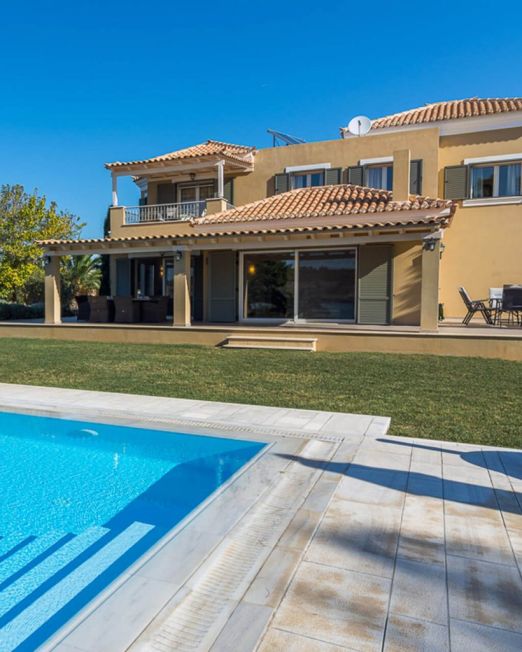 villa arete for rent 340 squared meters 12 guests porto heli greece