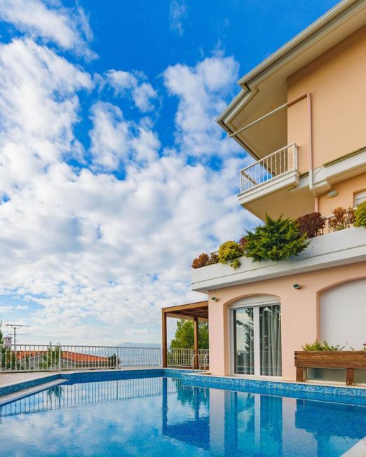 villa athena for rent 400 squared meters 10 guests porto heli greece
